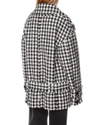 Balmain Твидовое пальто - Артикул: YF1UA006CC35
