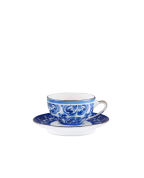 Dolce&Gabbana Кавова чашка з блюдцем з порцеляни - Артикул: TC0100-TCA88