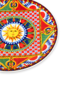 Dolce&Gabbana Набір з десертних тарілок з порцеляни - Артикул: TC0S03-TCA21