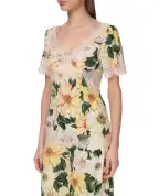 Dolce&Gabbana Шелковый топ - Артикул: F7U44T-FSA0E