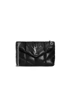 Saint Laurent Кожаная сумка Loulou - Артикул: 577476-1EL00-