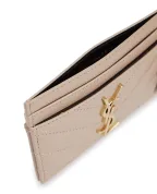 Saint Laurent Кожаная визитница - Артикул: 423291-BOW01