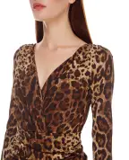Dolce&Gabbana Шелковое платье - Артикул: F6R7GT-FSADD