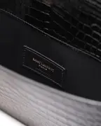Saint Laurent Кожаный клатч Uptown - Артикул: 565739-DND0J