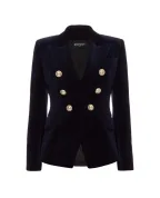 Balmain Бархатный жакет - Артикул: SF17180155C