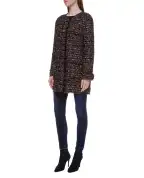 Dolce&Gabbana Твидовое пальто - Артикул: F0AI0T-HUMEI