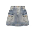 Balmain Юбка джинсовая - Артикул: CF1LA352DE04