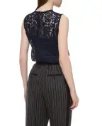 Dolce&Gabbana Кружевной топ - Артикул: F7ZG4T-FLM55