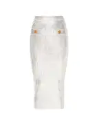 Balmain Шерстяная юбка - Артикул: WF0LD016K314