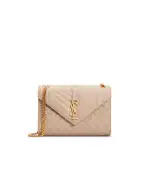 Saint Laurent Кожаная сумка Envelope Medium - Артикул: 600185-BOW91