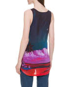 Balmain Льняная майка - Артикул: RF11130I073