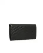 Saint Laurent Кожаный кошелек Monogram - Артикул: 372264-BOW01-