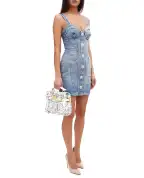 Balmain Кожаная сумка B-Buzz 23 - Артикул: DNADB526LEFP