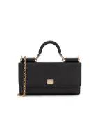 Dolce&Gabbana Шкіряна сумка Sicily Phone Bag - Артикул: BI3280-A1001