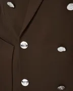 Balmain Вовняний блейзер - Артикул: AH0SG030WB02
