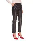 Dolce&Gabbana Кожаные брюки - Артикул: FTBYFL-HULJ8