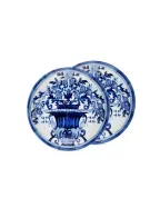 Dolce&Gabbana Набір з десертних тарілок з порцеляни - Артикул: TC0S03-TCA88