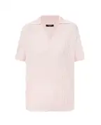 Balmain В'язане поло з монограмою з вовни - Артикул: GF1GB030KJ47