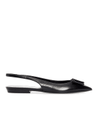 Saint Laurent Кожаные слингбэки Anais 10 - Артикул: 649621-1ZJ10