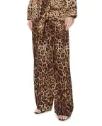 Dolce&Gabbana Пижамные брюки из шёлка - Артикул: FTAMPT-FSAXY