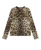 Dolce&Gabbana Детский гольф с леопардовым принтом - Артикул: L5JTQC-HS7Q6-S