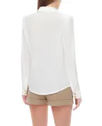 Balmain Шелковая блуза - Артикул: AF1HS050SB66