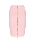 Balmain Шерстяная юбка - Артикул: YF1LC006KB02