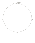 Missoma Намисто-чокер з підвісками у формі серця - Артикул: VAL-S-N11-NS