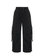 Dolce&Gabbana Брюки карго вощеного фая - Артикул: FTDEHT-HUMS8