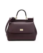 Dolce&Gabbana Кожаная сумка Sicily Large - Артикул: BB6002-A1001