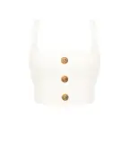 Balmain Укорочений топ Balmain на ґудзиках - Артикул: GF1AD214DG14