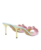 Mach&Mach Мюлі в клітку Double Bow 85 - Артикул: SS26-S0790-85-VIC-C18