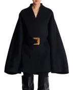 Balmain Пальто-халат из шерсти - Артикул: FF0UD265WD28