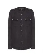 Balmain Джинсовая рубашка - Артикул: WH1HC030146D