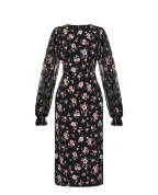 Dolce&Gabbana Сукня з принтом із шовку - Артикул: F611DT-FSA8C