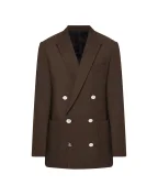 Balmain Вовняний блейзер - Артикул: AH0SG030WB02