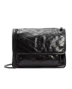 Saint Laurent Шкіряна сумка Niki Medium - Артикул: 633184-0EN08