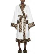 Dolce&Gabbana Халат з махрової бавовни - Артикул: TCF010-TCAGO