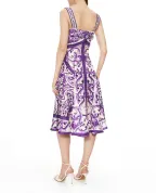 Dolce&Gabbana Платье из шелка с принтом - Артикул: F6TZBT-HI1T1
