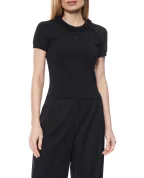 Dolce&Gabbana Футболка с кружевом и вышивкой - Артикул: F8V88Z-GDDPN