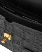 Balmain Сумка B-Buzz під шкіру крокодила - Артикул: FN0DA828LOBC