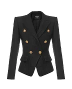 Balmain Жакет Grain de Poudre із вовни - Артикул: GF1SI505WC09