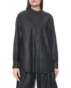 Yves Salomon Рубашка из телячьей кожи - Артикул: 26EYH20177APAR
