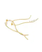 Completedworks Сережки з перлів та золота вермель - Артикул: A1025