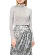 Dolce&Gabbana Топ из трикотажа ламе - Артикул: F7BD6T-HU7WC