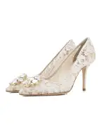 Dolce&Gabbana Кружевные лодочки Rainbow Lace - Артикул: CD0101-AL198