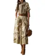 Ralph Lauren Collection Сукня Donatella Diary-Print - Артикул: 290P00357001
