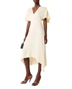 Stella McCartney Платье атласное миди - Артикул: 6A06573FU302