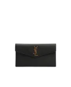 Saint Laurent Кожаный клатч Uptown - Артикул: 565739-1GF0J