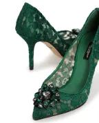 Dolce&Gabbana Кружевные лодочки Rainbow Lace - Артикул: CD0101-AL198